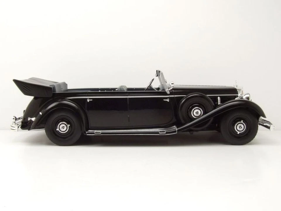 Mercedes 770 Cabrio W150 1938 schwarz Modellauto 1:18 MCG - Bild 4 von 4