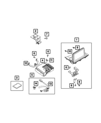 Genuine Mopar Module Jumper Wiring 68314478AA