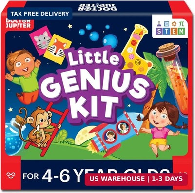 Doctor Jupiter Little Genius Kit for Boys & Girls 4-6 Year Olds | Educational To