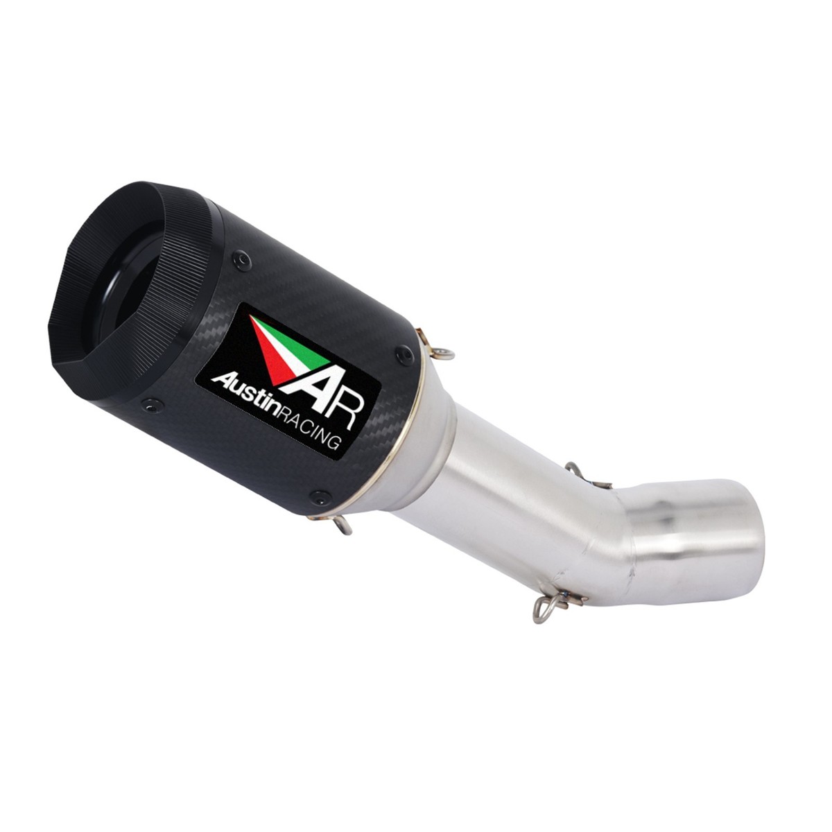 Exhaust Mid Link Pipe Muffler For Kawasaki Ninja ZX6R ZX-6R ZX636