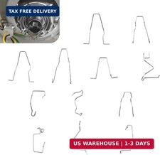 12 PCS Bulb Retaining Spring Clips for H1/H3/H4/H7, Car Bulb Clamp Retainer, Dip