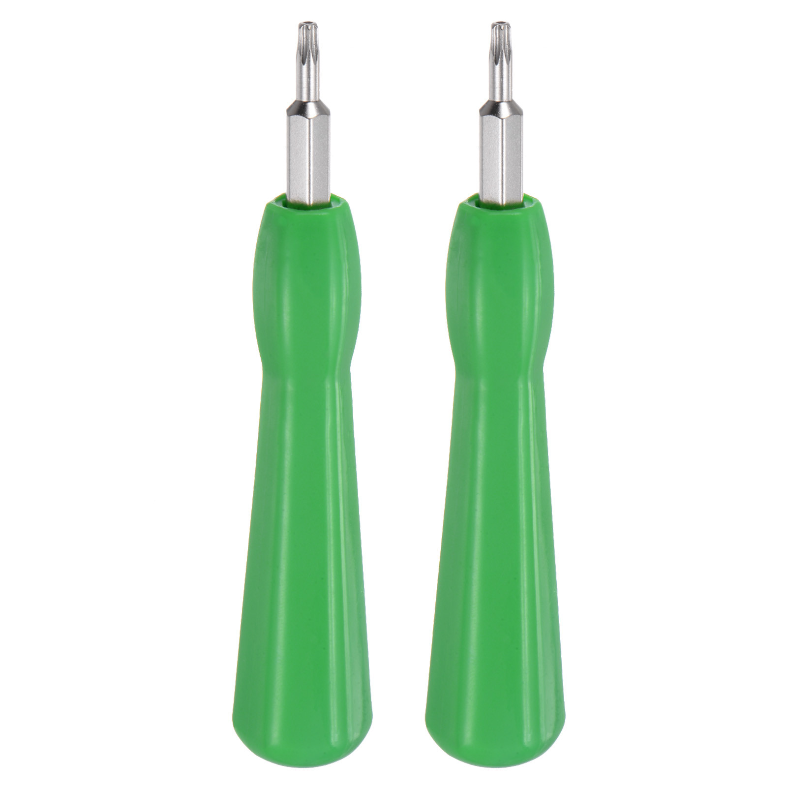 2pcs Green Double-Ended T6 T15 Torx Screwdrivers for Ring Doorbell-image