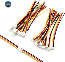 10 Pairs JST 1.25Mm 4 Pin Micro Electrical Male and Female Connector Plug with 1
