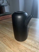 Design Stockholm house Black Ceramic Small Jug. Display Piece. Good Condition.