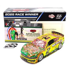 Austin Cindric 2025 Menards Talladega Win Autographed 1:24 Nascar Diecast