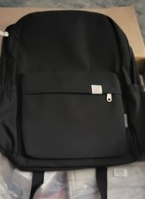 New Black Unbranded Medium Size Backpack