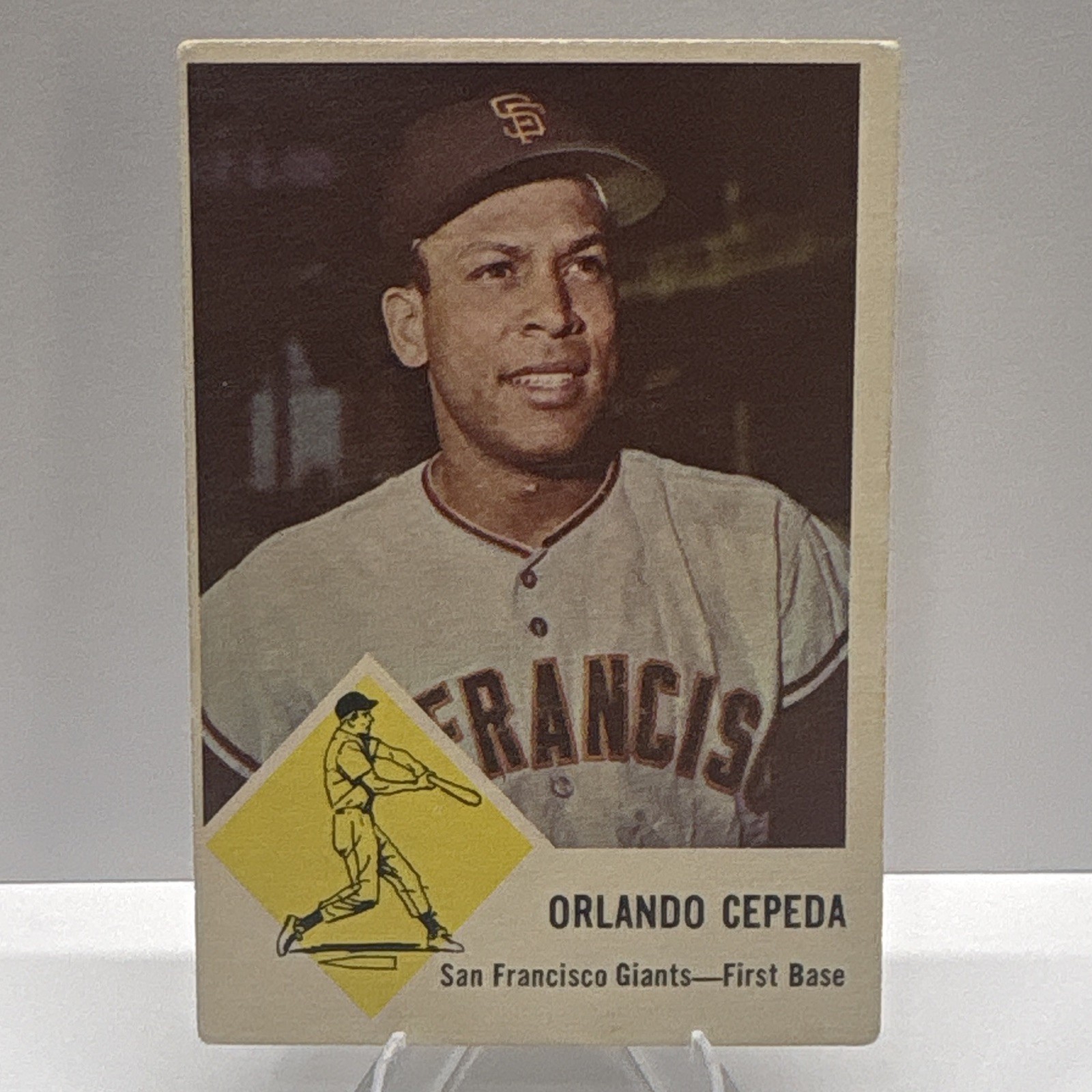 Orlando Cepeda #64 Baseball Cards 1963 Fleer trading card — raw and PSA graded price guide
