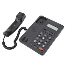 Wired Home Office Caller ID Display Landline Fixed Telephone With Redial Fu GXYM