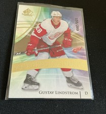 2020-21 Upper Deck SP Game Used - Authentic Rookies Gustav Lindstrom #143 Golden