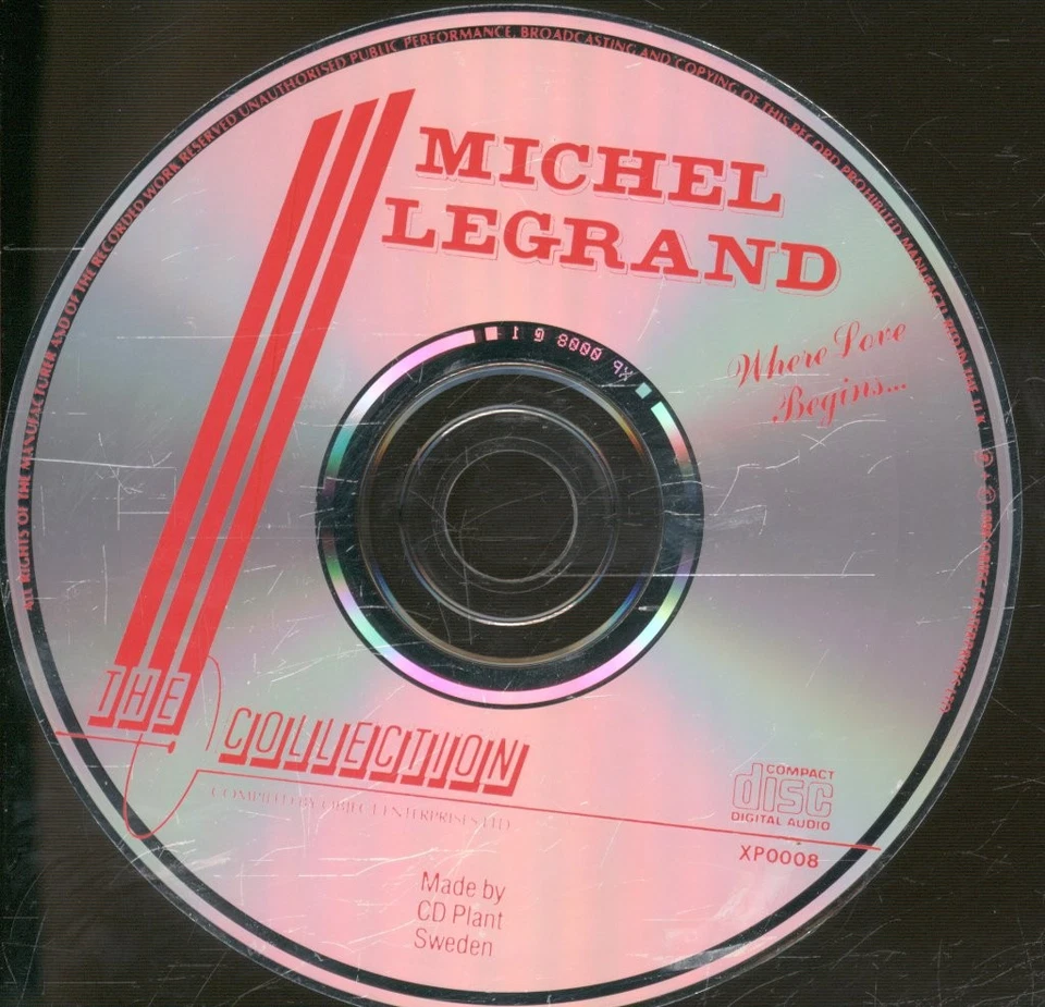 Michel Legrand Where Love Begins CD Sweden Object Enterprises 1987 OP0008 - Image 3 of 3