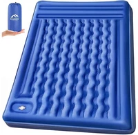 Double Sleeping Pad for Camping - Self-Inflating 6" Thick 2-Person Mat, Waterpro
