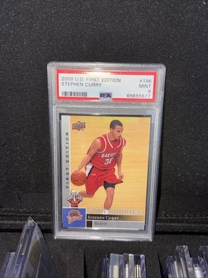 Stephen Curry Star Rookies PSA 9 - 2009-10 Upper Deck First Edition #196 (RC)