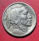 1919 US Buffalo Nickel! FINE! Old US Coin!