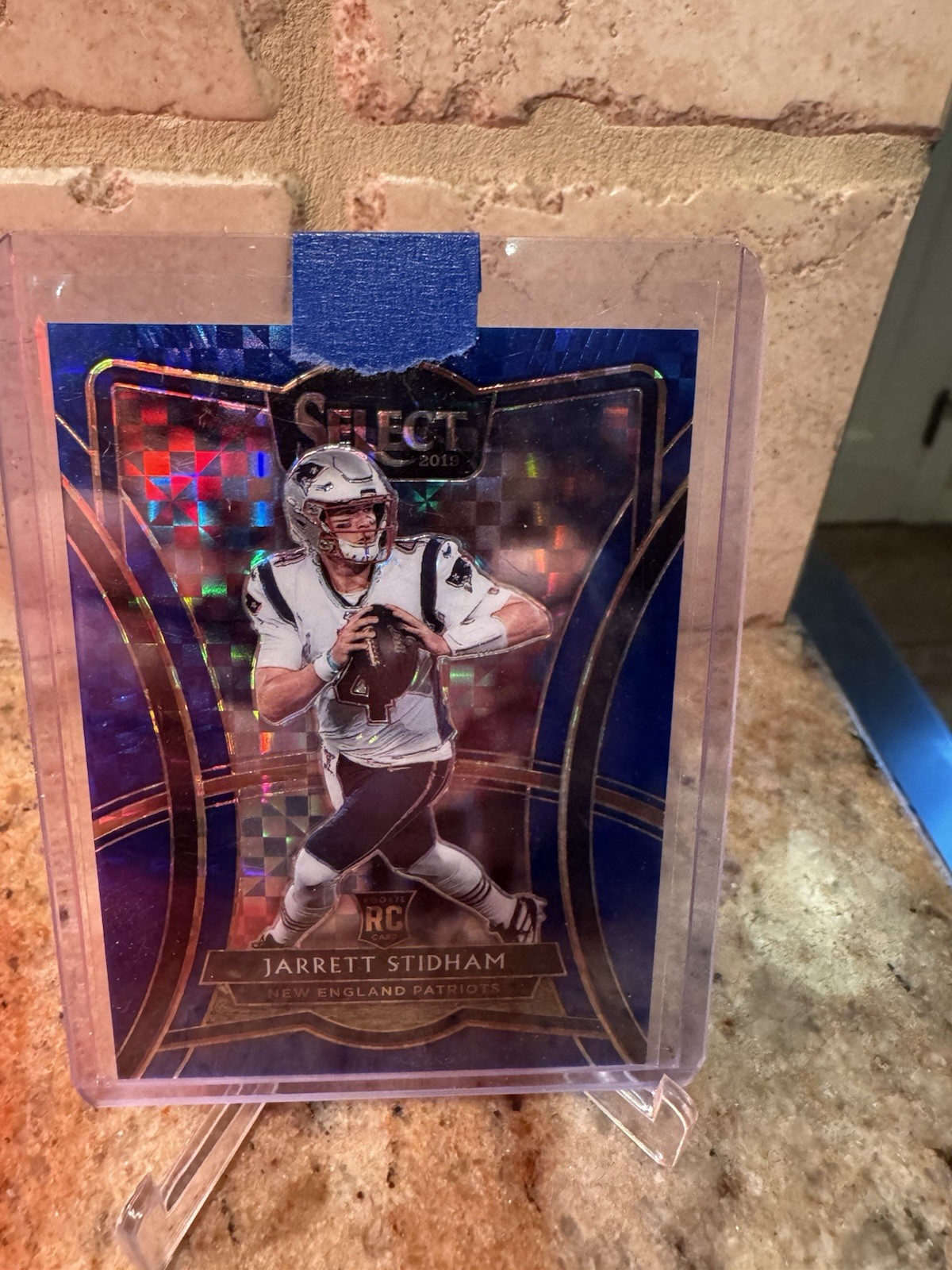 2019 Panini Select - Premier Level Jarrett Stidham #115 Blue Prizm /149 (RC)