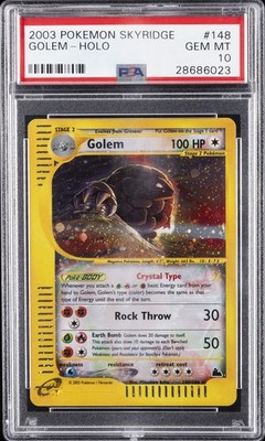 Golem #148 from Skyridge ((2003)) – Pokémon card