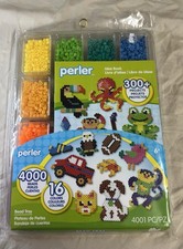 Perler Beads 4000 Beads Funfusion 16 Colors - Tray of Beads  Idea Book