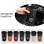 For Peugeot Car Bin Cup Holder Portable Small Trash Can Home Office Bedroom