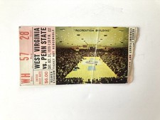 1970 Penn State vs West Virginia Football Ticket Stub Oct 31 Beaver Stadium NCAA