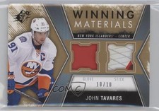 2014-15 SPx Winning Materials Gold 10/10 John Tavares #WM-JT i9x