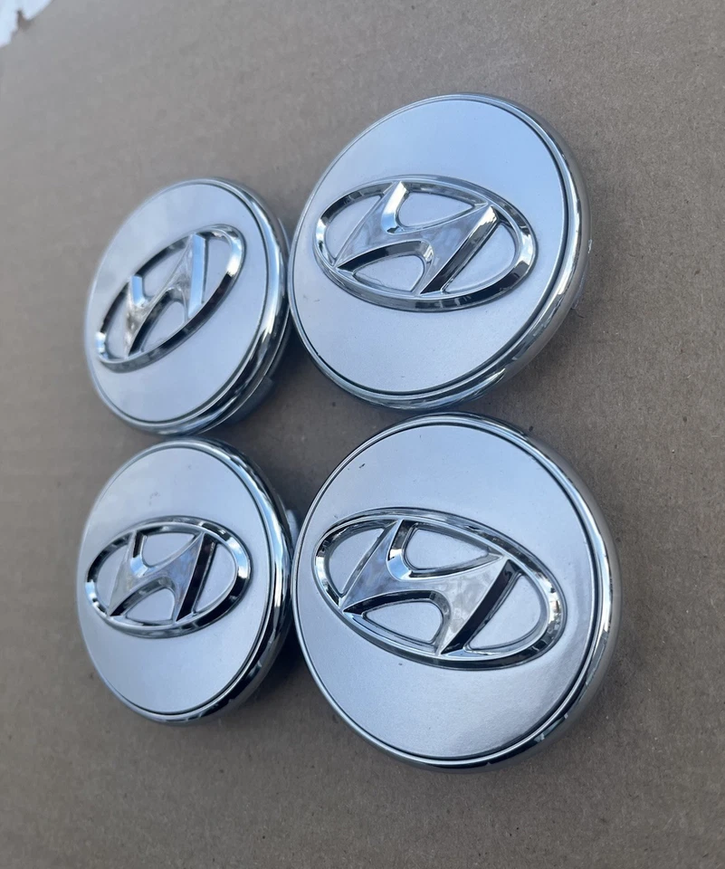Tapacubos de aluminio originales 52960 2S250 4 piezas para Hyundai Elantra Sonata Foto 3 de 4