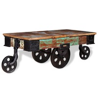 Couchtisch Altholz 90X45X35 Cm