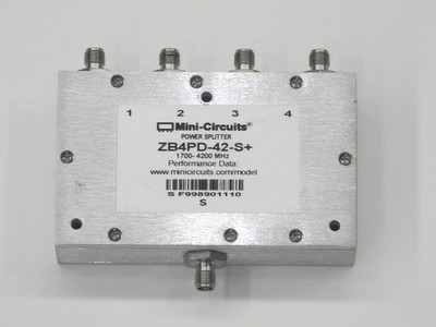 Mini-Circuits Model ZB4PD-42-S+ Power Splitter 1.7-4.2 GHz - Very Good Condition