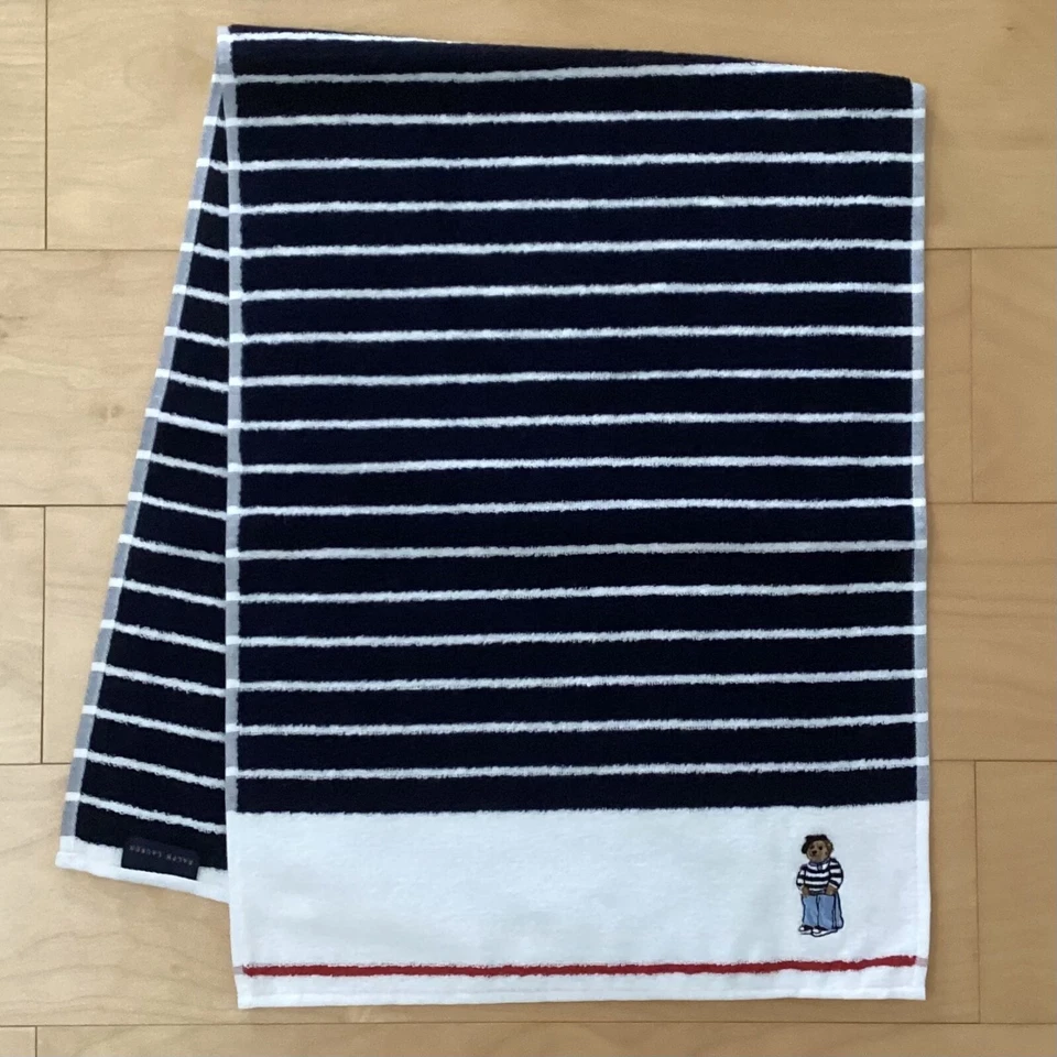 Conjunto de toalhas de rosto Polo Ralph Lauren não usado Japão - Imagem 4 de 4