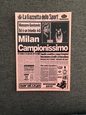 PROMOCARD 5714 - PRIMA PAGINA GAZZETTA DELLO SPORT - MILAN CAMPIONISSIMO
