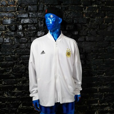 Argentina Team Training Jacket With Zipped Adidas CE6667 Polyester