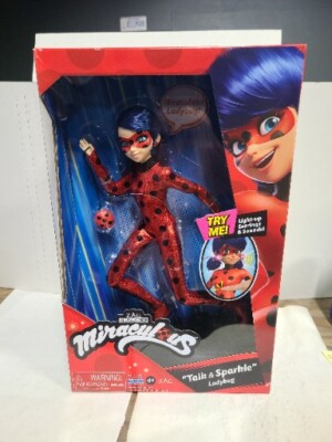 Miraculous Talk and Sparkle Ladybug Deluxe Doll Light up