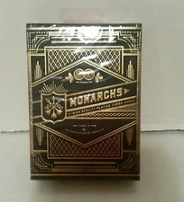 MONARCHS BLUE (NAVY) Theory 11 Poker Size Playing Cards for Magicians 1 Deck USA