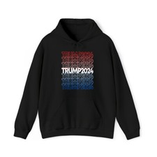 Trump 2024 Graphic Hoodie, Sizes S-5XL