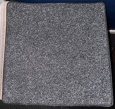 Tapi Carpets 60cm X 60cm Rug Mat Tyne Coal Black Grey Colour