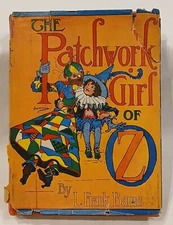 VTG. 1913 THE PATCHWORK GIRL OF OZ L. FRANK BAUM HARDCOVER BOOK
