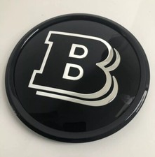 Mercedes Benz Glc Gle Gls Brabus Mirror Gloss Black Grille Badge Emblems 205 Mm