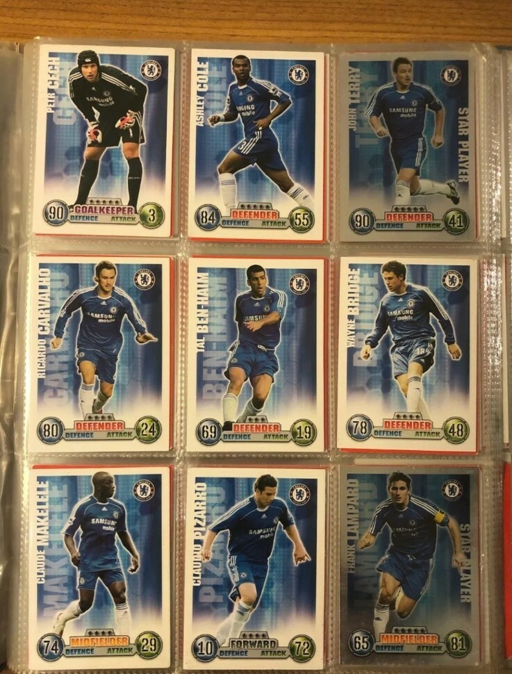 COMPLETE Match Attax Collector Binder 07/08 eBay