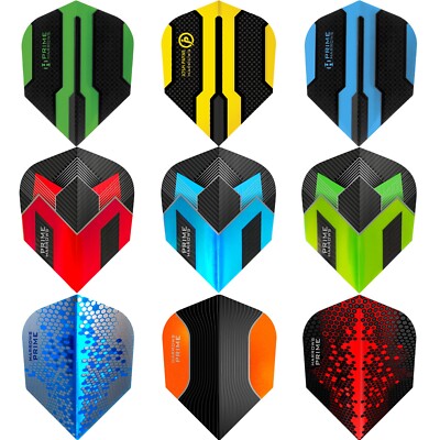 5 SETS [15] Harrows Prime Designs 2 Dart Flights Standard 9 Designs zur Auswahl