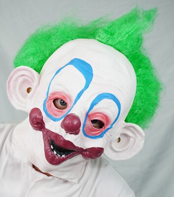 Killer Klown from outer space Halloween Clown Mask Latex Scary costume SHORTY