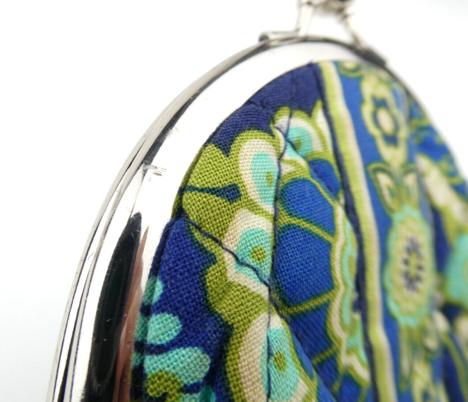Vera Bradley Rhythm & Blues Double Kiss Kisslock Coin Purse eBay