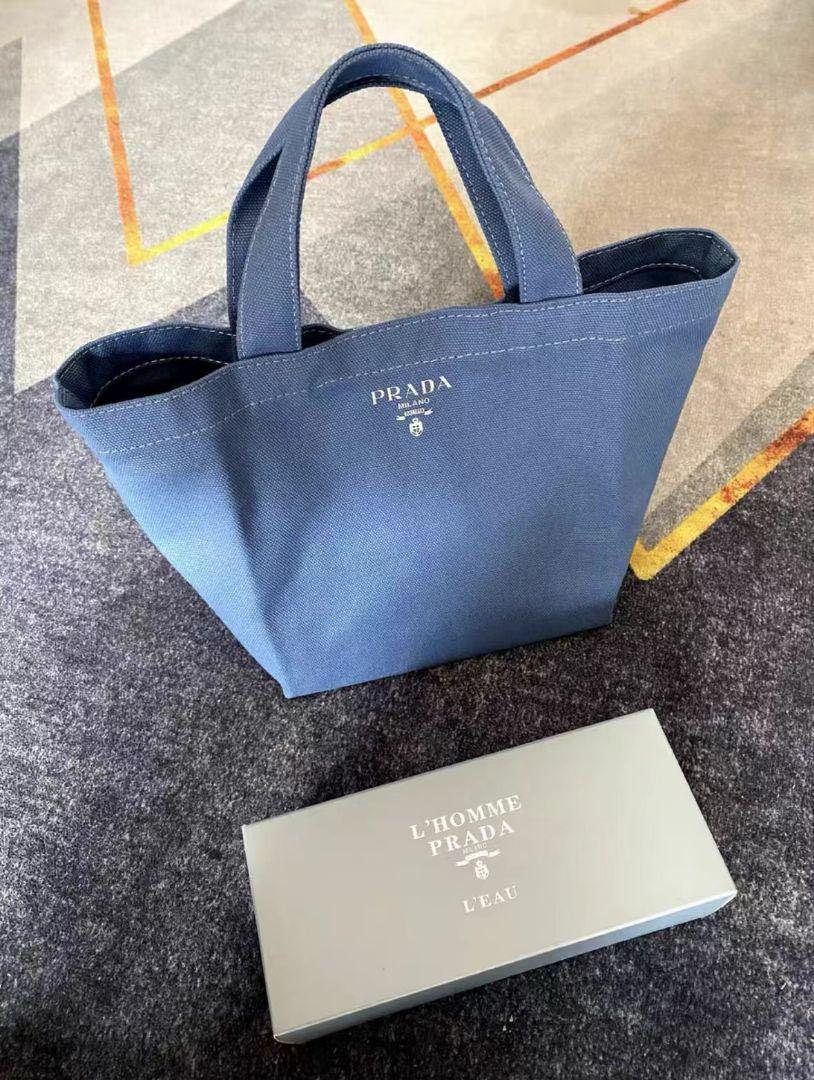 PRADA Mini Tote Bag Novelty Light Blue Women's Mini Bags New