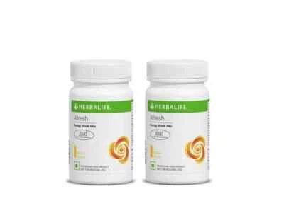 2er Pack Herbalife Afresh Energy Drink Mix Zitronengeschmack je 50g für den S...