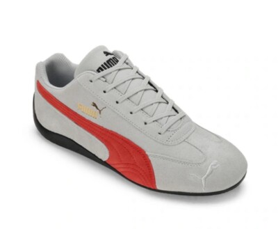 Puma Speedcat Shield Men\'s Size 8 Grey Suede Leather Shoes 387272 04 Puma Speedcat Shield SD Ash Grey Red Black Mens Size 8 | eBay main image 3