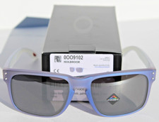 OAKLEY Holbrook Sunglasses Matte Stonewash Opaline/Prizm Black OO9102-X8 NEW