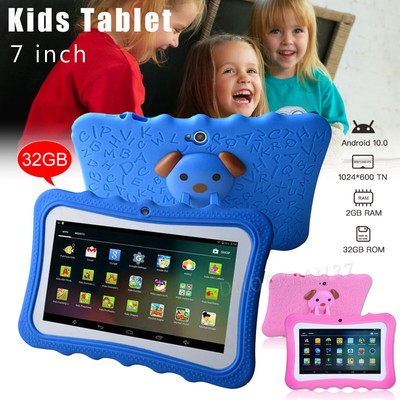 Educational Learning Kids Tablet 7in Android Parental Control Wifi Dual Camera