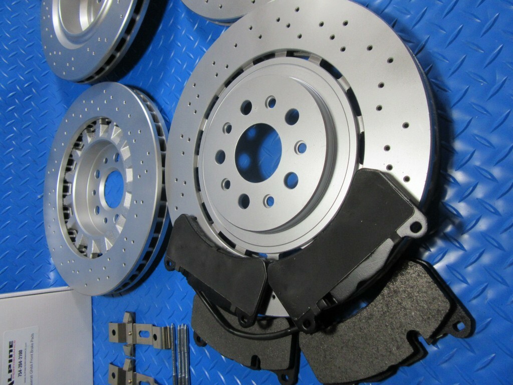 Maserati Ghibli Sq4 Quattroporte Awd front and rear rotors brake pads #5824