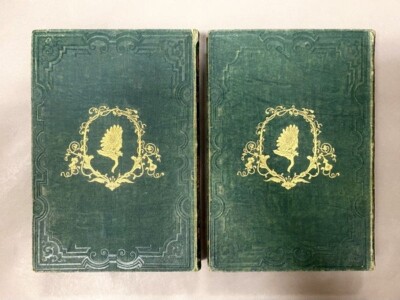 Les Fleurs Animees / J. J. GRANDVILLE Illustrated Book two volumes