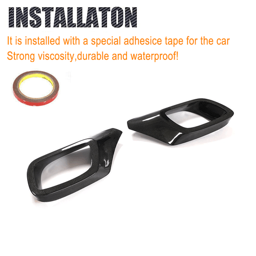 Passt für Mercedes W222 S63 S65 Carbon Nebelscheinwerfer Blende Fog Light Cove - Picture 8 of 10