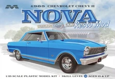 Moebius 2323  1965 Chevy II Nova Resto Mod Custom plastic model kit 1/25