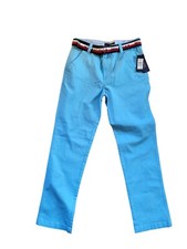 NWT 45 Tommy Hilfiger Boys Blue Grotto Jeans Size 20 Adjustable Waist Pants