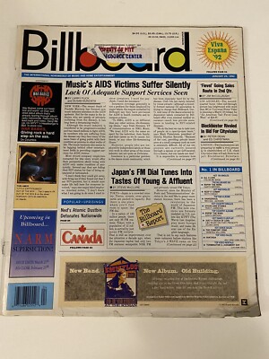 Billboard Magazine Viva Espana Juice 2 Pac January 25, 1992 VG-EX